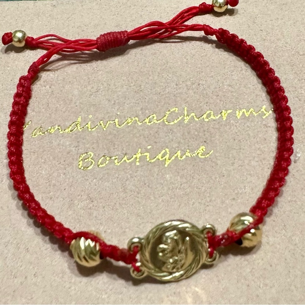 Red and Gold Bracelet